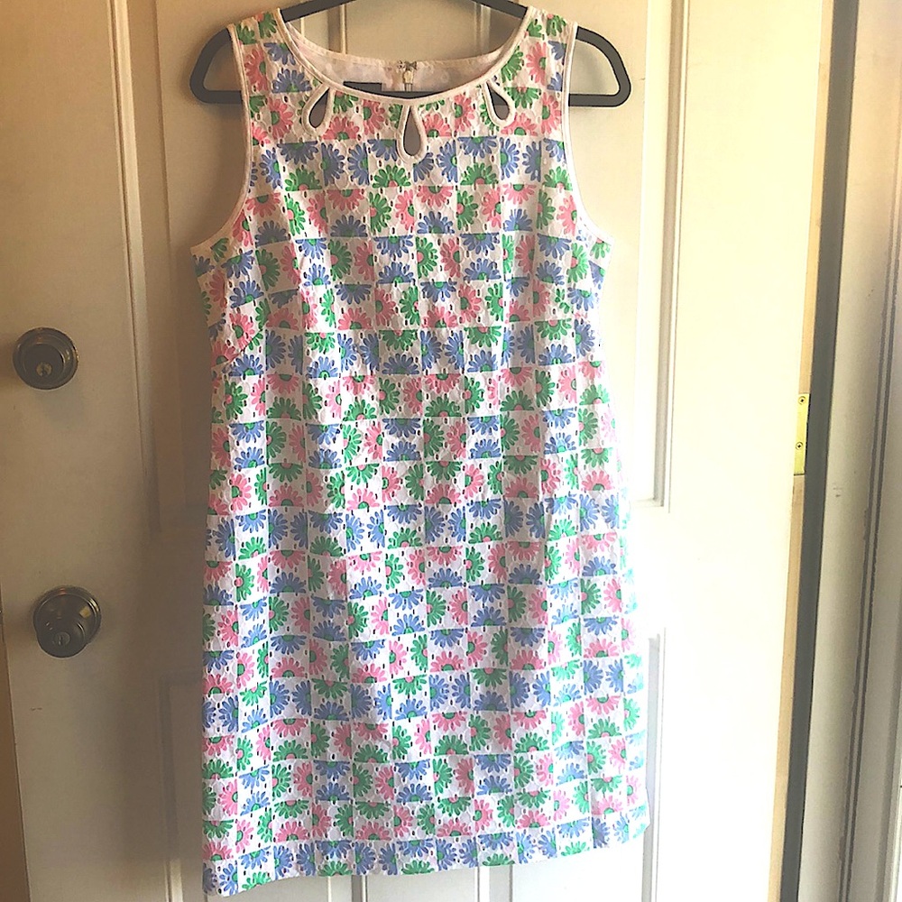 Fun Talbot eyelet colorful dress
